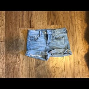 American Eagle Light-Wash Shorts